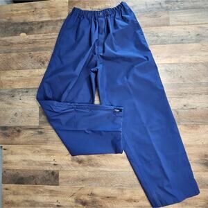 Forrester's Gore-Tex Men's Blue Rain Pants Weatherproof Medium Lined Fishing